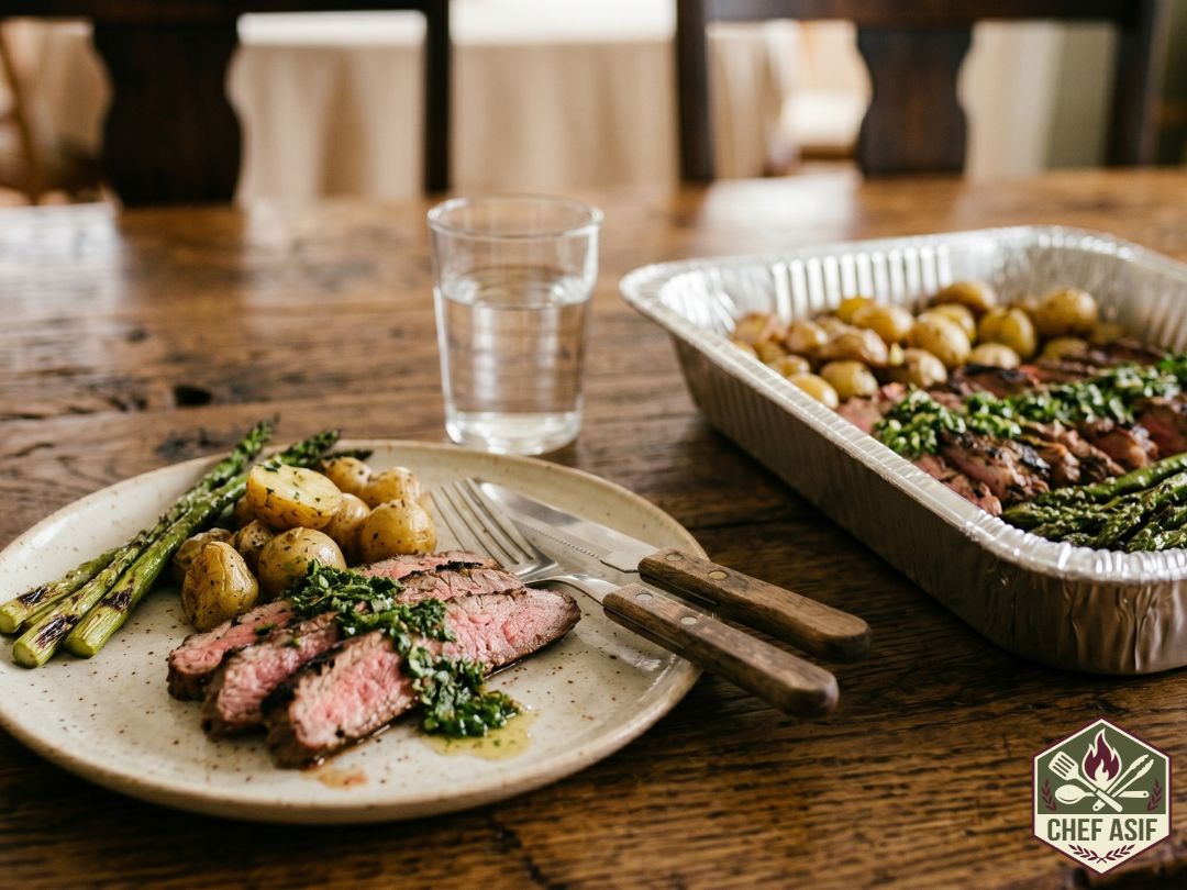 Chimichurri Flank Steak Board